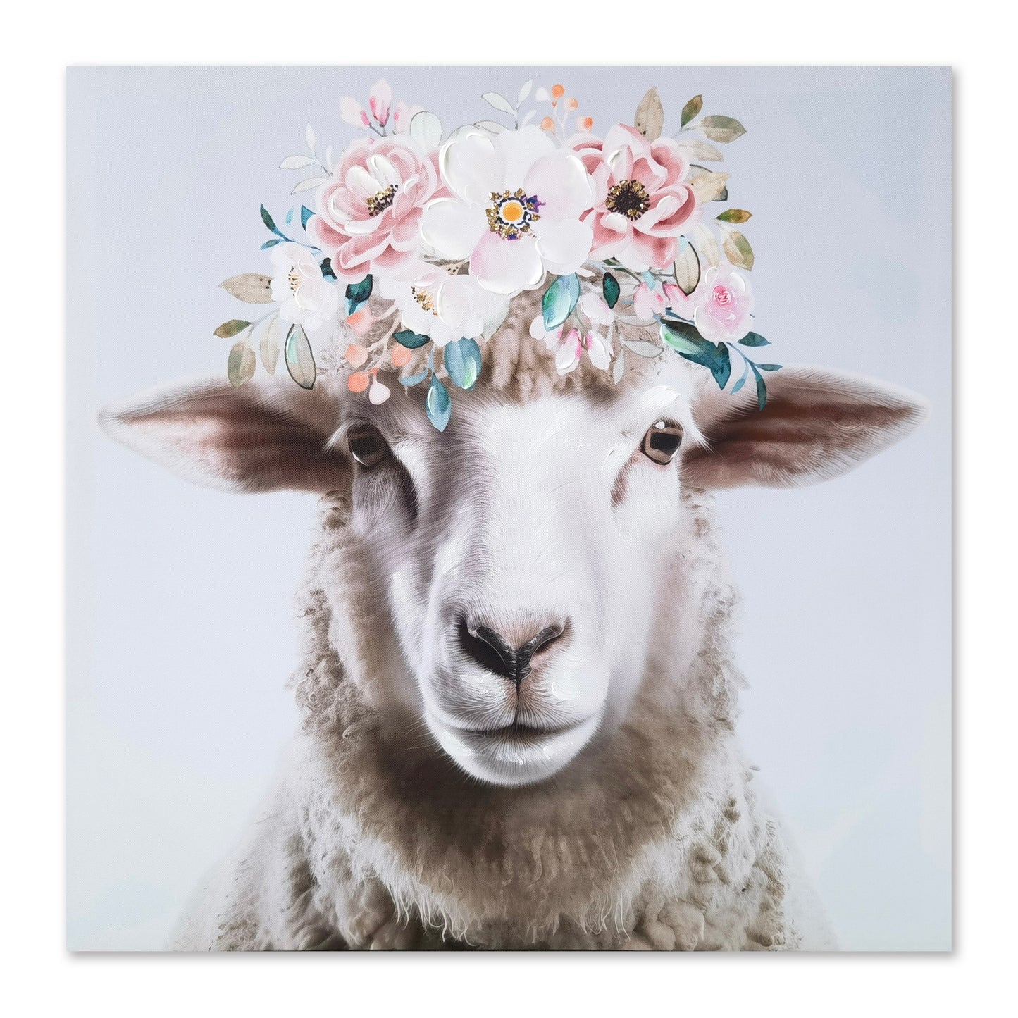 Sheep Hand Painting Picture