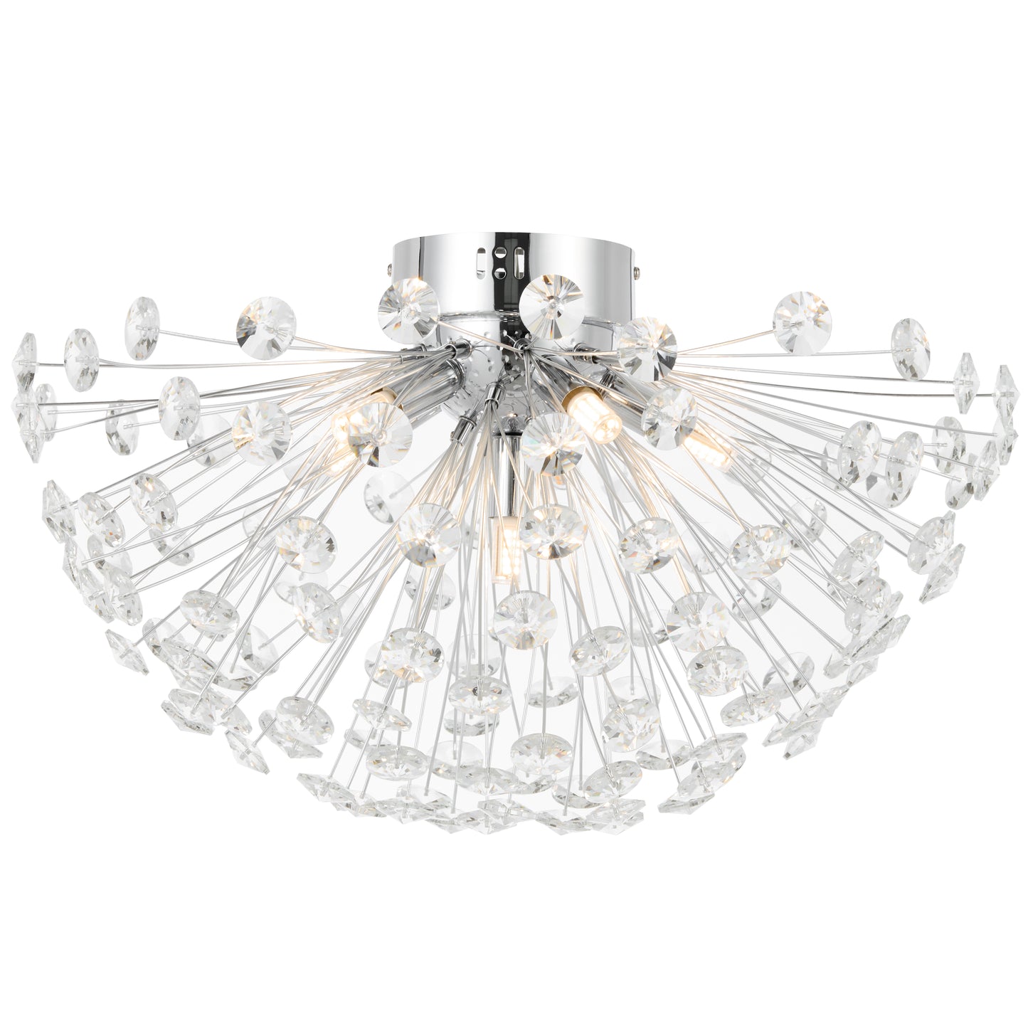 TFS 6LT CTC 6x6wG9max D:500 H:190 CRYSTAL H:200 CHROME / CLEAR