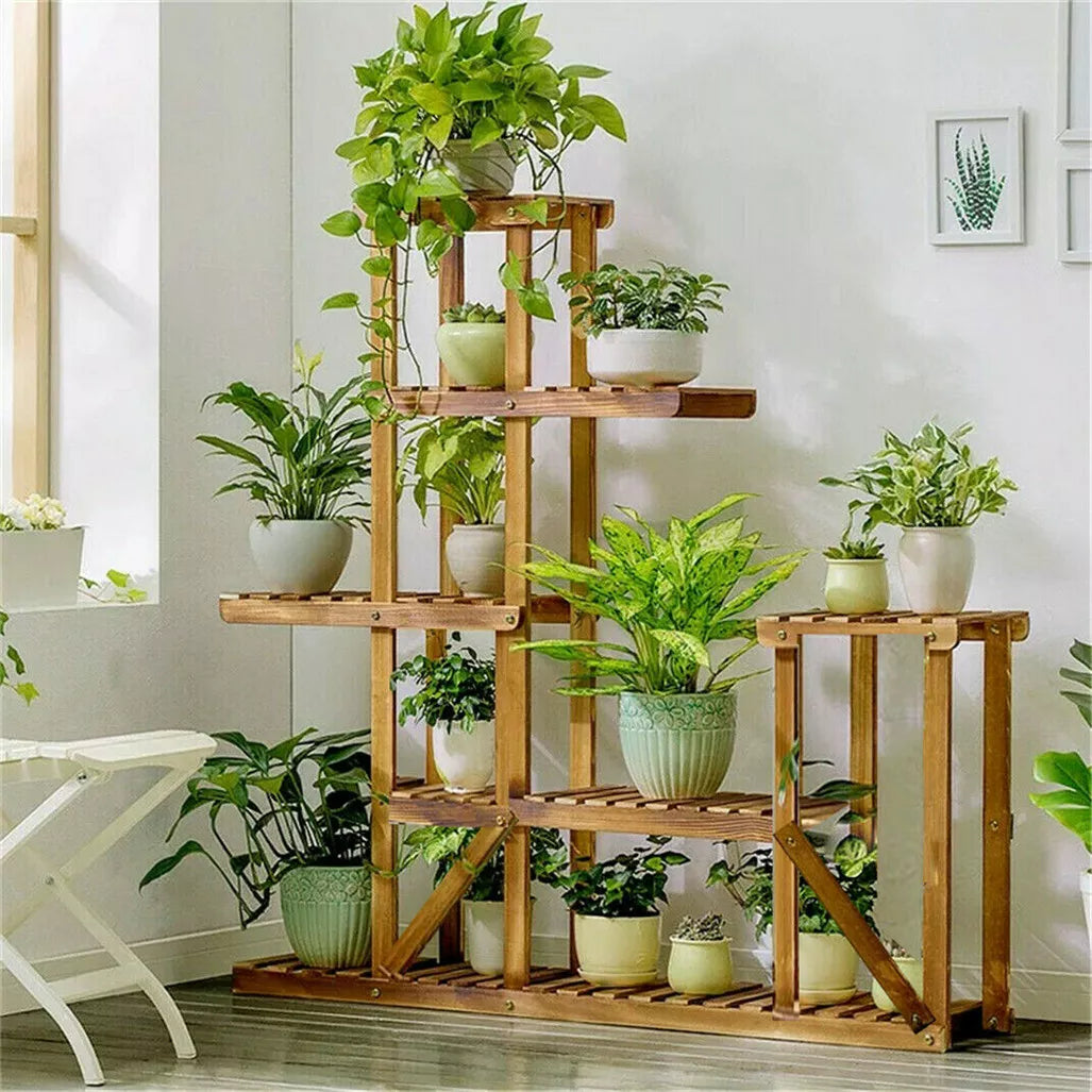 Flower Rack & Bonsai Holder for Home Decor