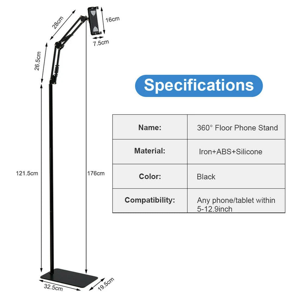 Flexible tripod mount for phone and tablet photography
