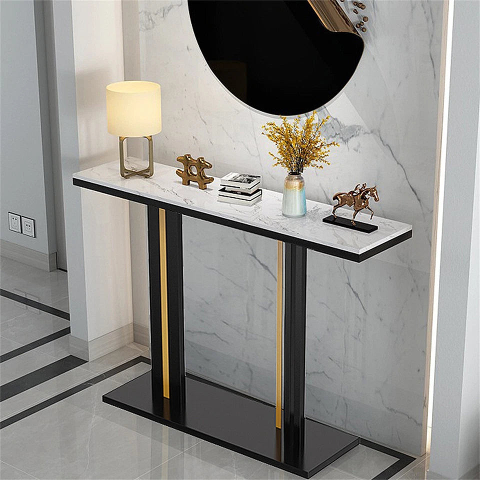 Elegant marble console table for modern home décor