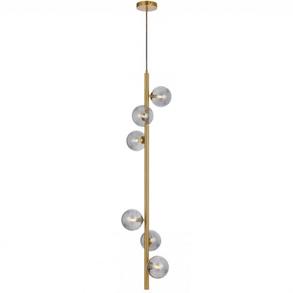 TFS 6 LT PENDANT 6x6wG9max KIT L1200 W265 H265 TEX 2m ANT GOLD/ SMOKE