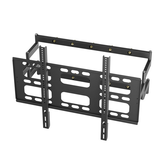 Black heavy-duty swivel TV wall mount for 40â€“85 inch TVs