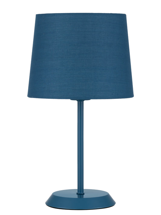 TFS TABLE LAMP 25wE27max H:400 D:225 BLUE/BLUE Inline Switch