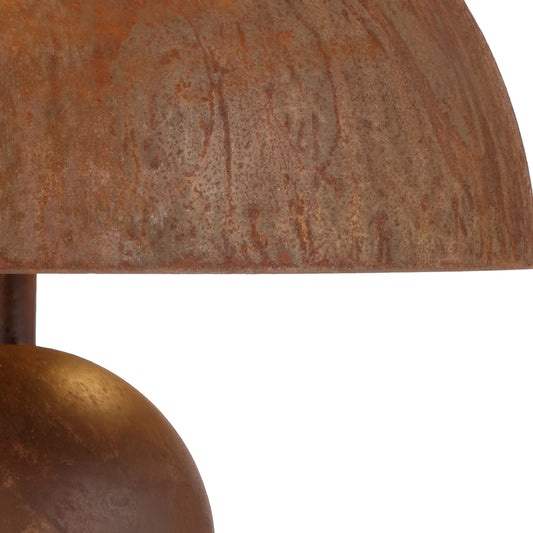TFS H46 TABLE LAMP 2x25wE27max D:300 H:465 inline swtch RUST