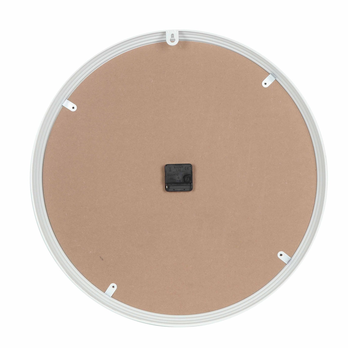Metal White Kensington Station Wall Clock