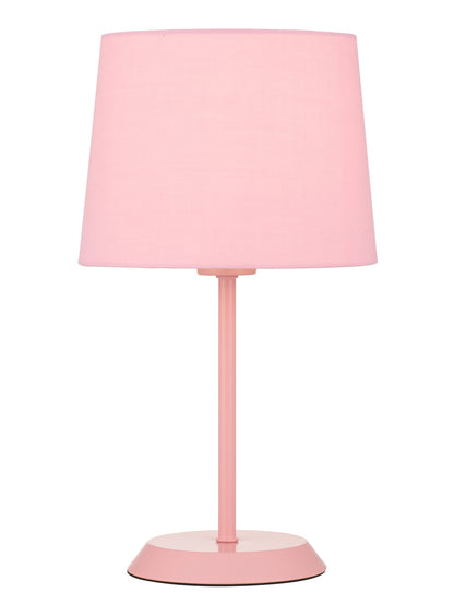 TFS TABLE LAMP 25wE27max H:400 D:225 PINK/PINK Inline Switch