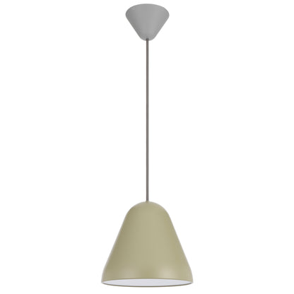 TFS 22CM PENDANT 25wE27max D220 H195 CAB 2M GREEN SATIN