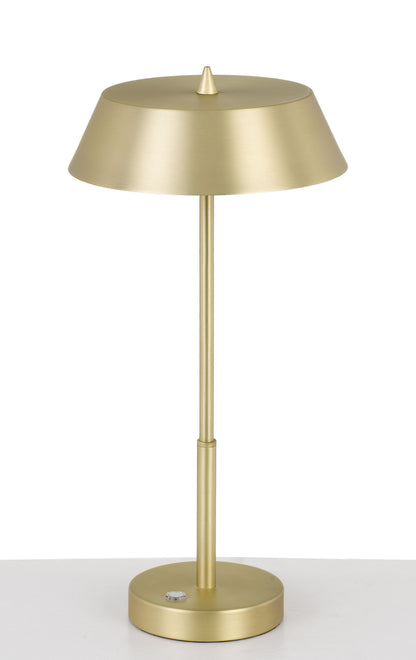 TFS TABLE LAMP 7w LED 3 WAY TOUCH SWITCH H:425 D:220 BRASS/GOLD 3000K 580Lm