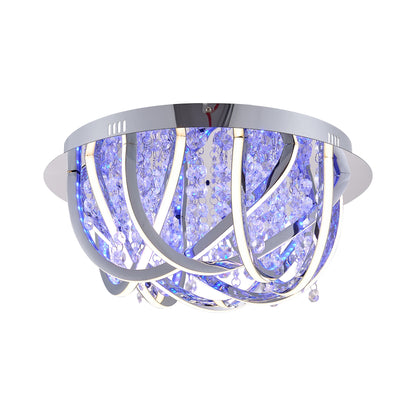 TFS CTC 36wLED 4000K D450 H200 DIM+RGB BY RMTE 2700LM CHROME/CRYSTAL