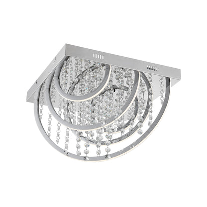 TFS CTC 25wLED 4000K L420 W420 H310 DIM+RGB BY RMTE 2500LM CHROME/CRYSTAL