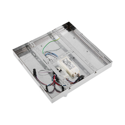 TFS CTC 25wLED 4000K L420 W420 H310 DIM+RGB BY RMTE 2500LM CHROME/CRYSTAL