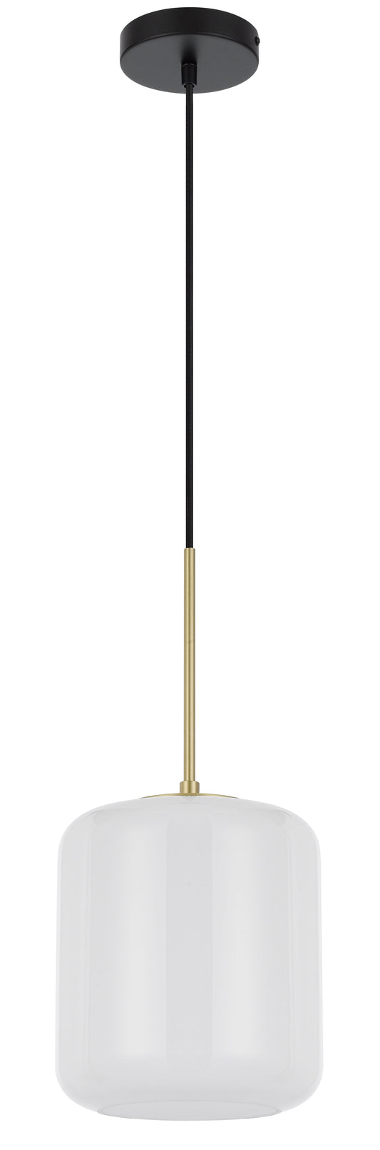 TFS SMALL PENDANT 25wE27max D:210 H:230 cab:2m BRASS MATT/OPAL