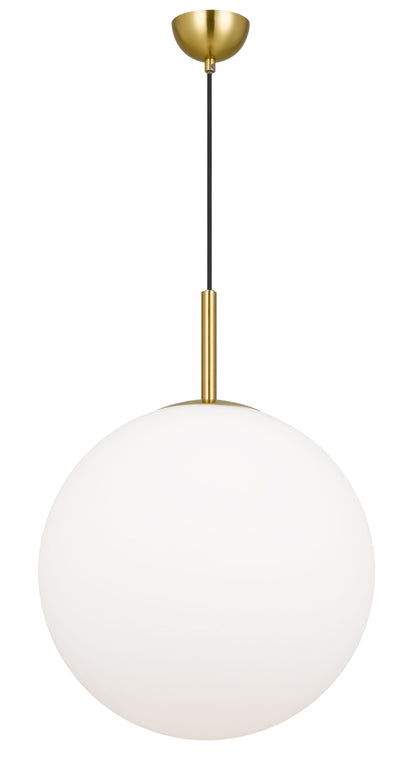 TFS 16 PENDANT 25w E27 D:400 CAB:2m ANTI GOLD / OPAL MATT