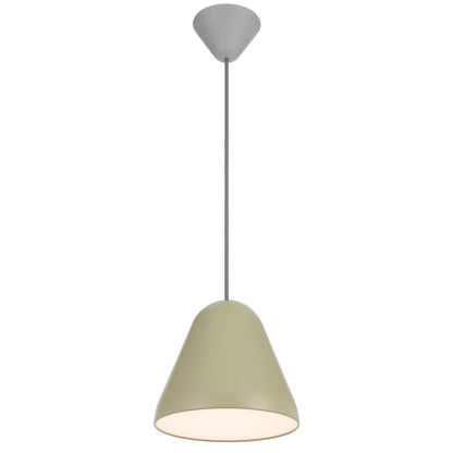 TFS 22CM PENDANT 25wE27max D220 H195 CAB 2M GREEN SATIN