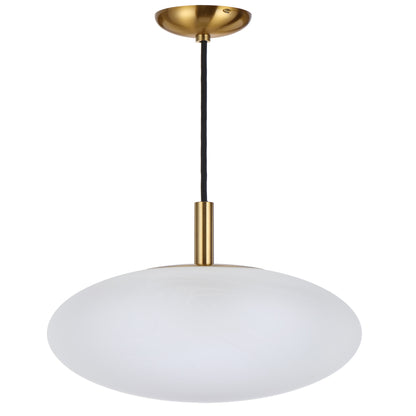 TFS 12 PENDANT 25w E27 D:300 CAB:2m ANTI GOLD / ALABASTRO
