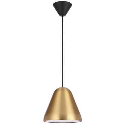 TFS 22CM PENDANT 25wE27max D220 H195 CAB 2M BRASS SATIN