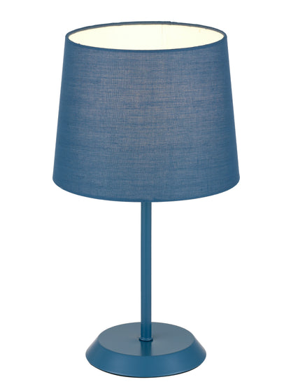 TFS TABLE LAMP 25wE27max H:400 D:225 BLUE/BLUE Inline Switch