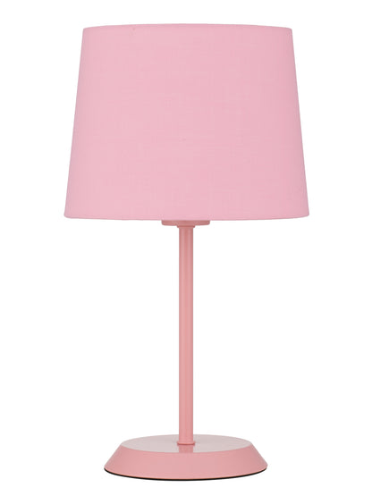 TFS TABLE LAMP 25wE27max H:400 D:225 PINK/PINK Inline Switch