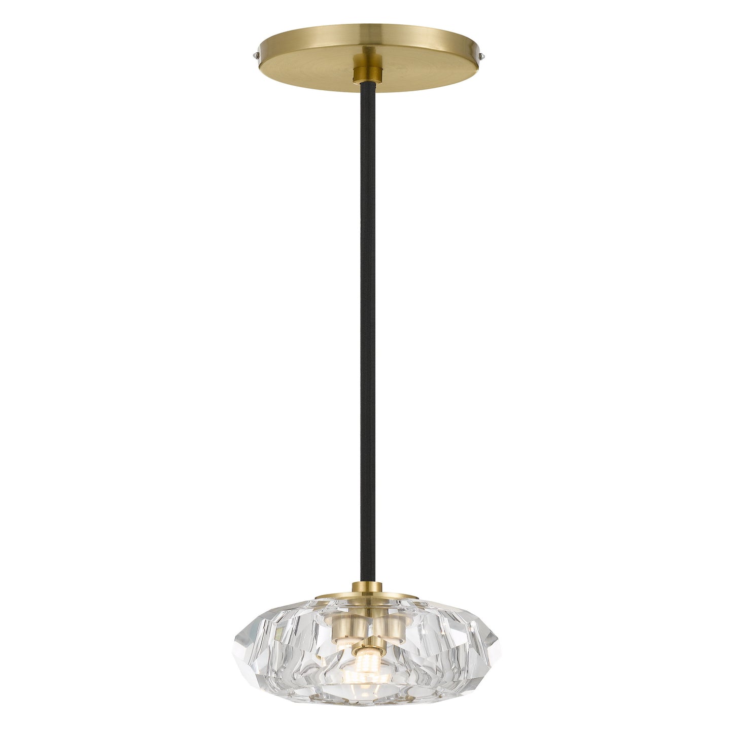 Nice TFS Pendant Light 3W G9 – Antique Gold & Crystal