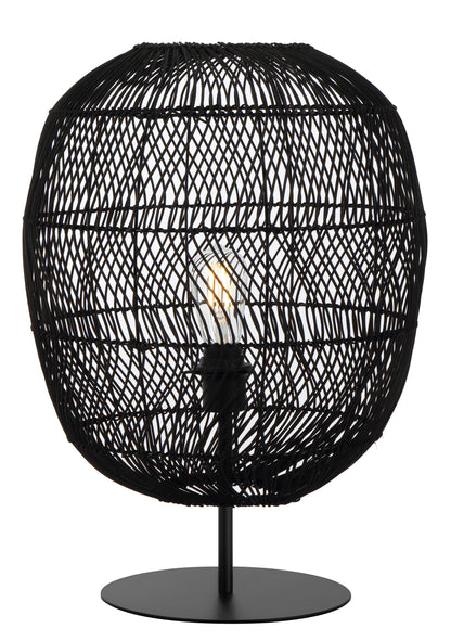 TFS 40 TABLE LAMP 25wE27max D400 H555 (2 parts) BLACK Base / BLACK Shade