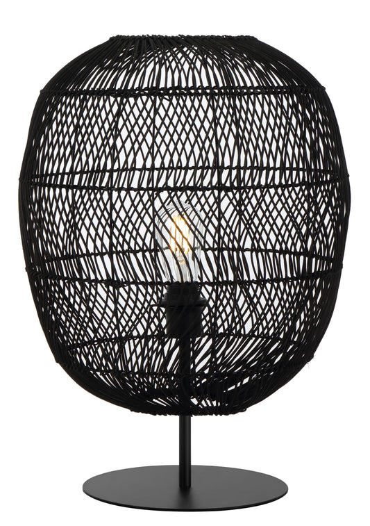 TFS 40 TABLE LAMP 25wE27max D400 H555 (2 parts) BLACK Base / BLACK Shade