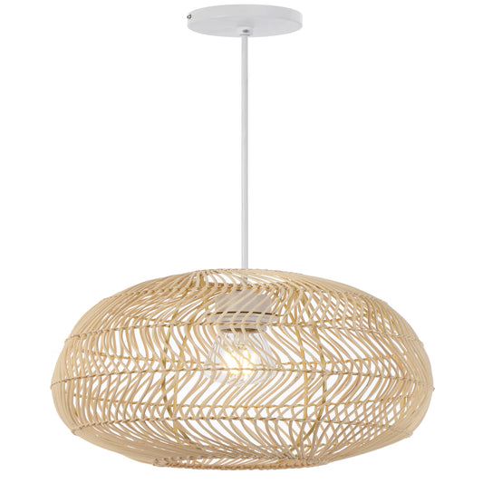 Vitalux TFS 30 PENDANT 25wE27max D300 H320 cab1.5m NATURAL RATTAN
