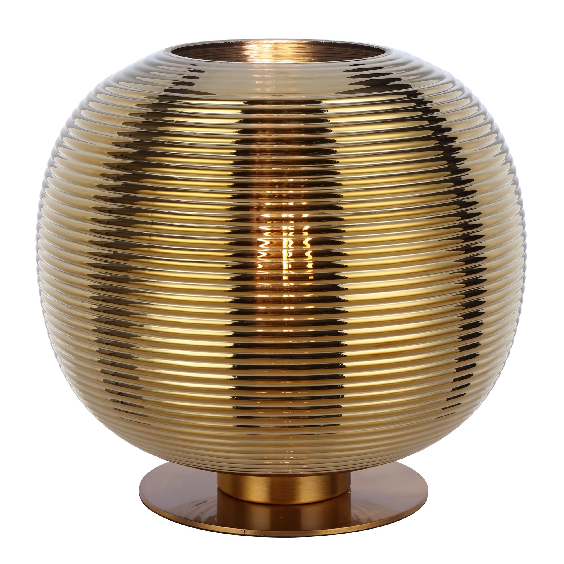 Tarragona TFS Table Lamp with Inline Switch – Antique Gold