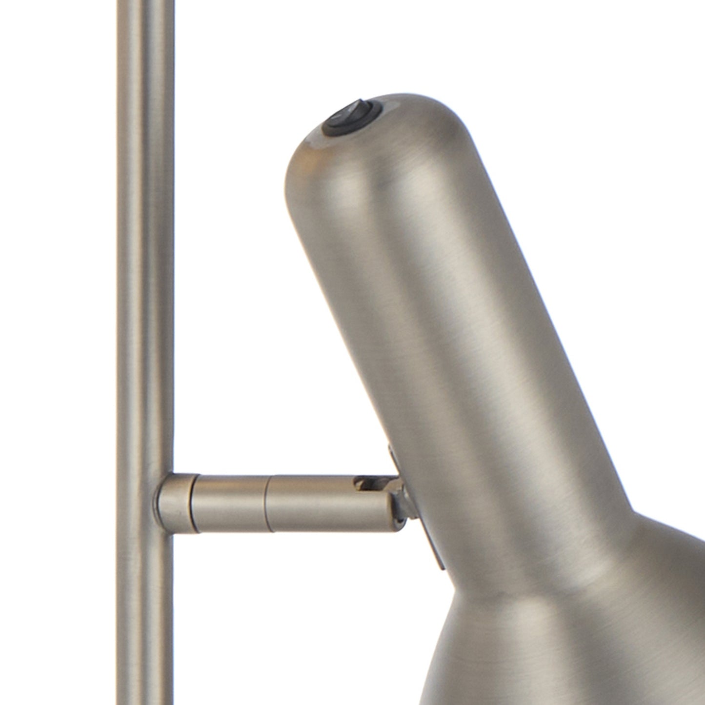 TFS 2LT FLOOR LAMP 2x25wE27max L240 W420 H1610 ON/OFF SWT ON HEAD NICKEL MATT