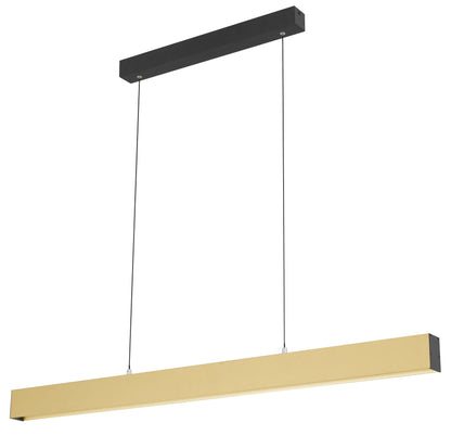 TFS 120 PENDANT 40wLED TUYA L:1200H:50W:75 GOLD/BLACK 2800Lm CAB:2m
