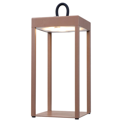 Altoline TFS RECHARGEABLE TL 3wLED L:130 W:130 H:300 IP54 USB1M 2X2000mah 3000K BROWN