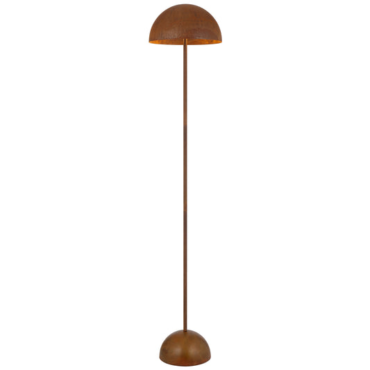 TFS FLOOR LAMP 2x25wE27max D:300 H:1500 foot swtch RUST