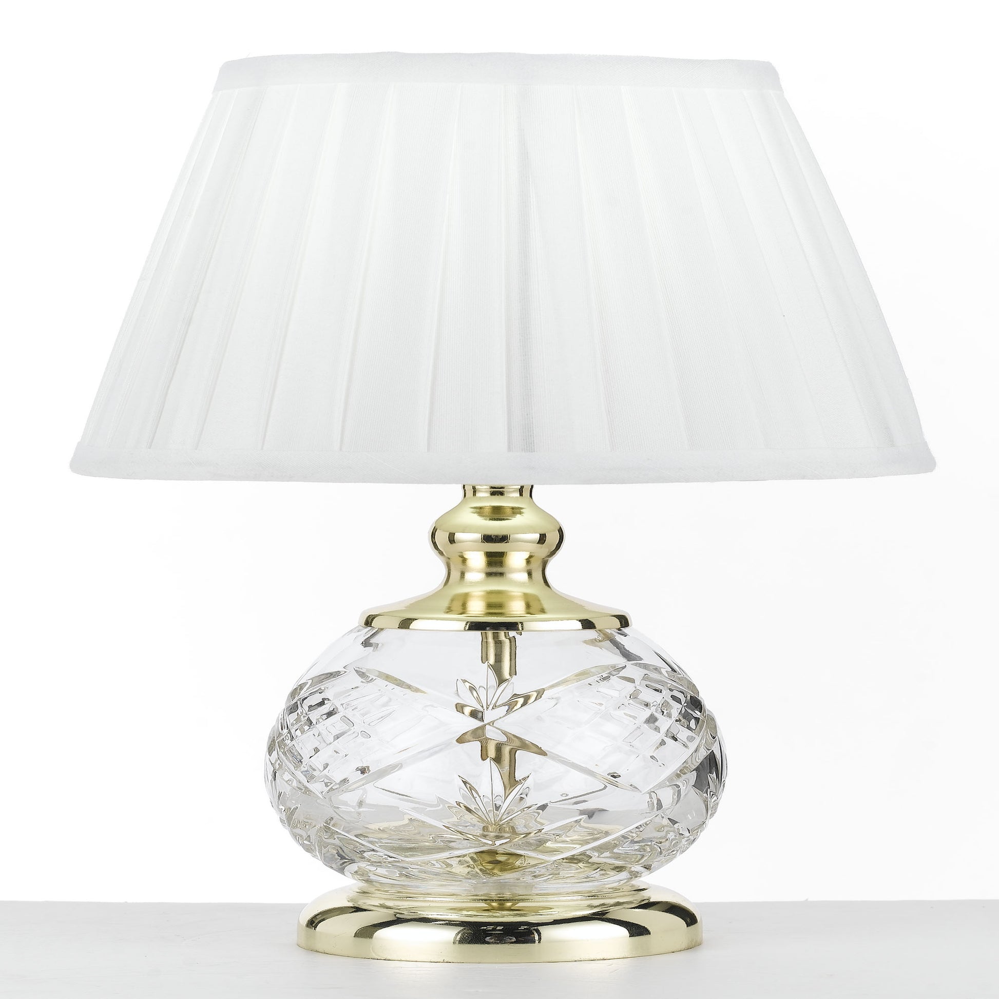 Murcia Table Lamp 40W E14 – Gold & White