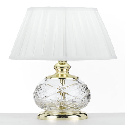 Murcia Table Lamp 40W E14 – Gold & White