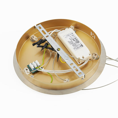 TFS 5 LTS PENDANT 5x5wLED 3000K D:300 1540Lm CAB.3m ( D:90 H:85) GOLD/BUBBLE GLASS