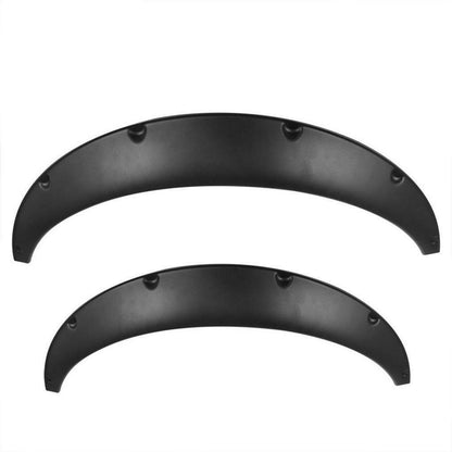 P&P 4 Pcs Universal Car Fender Flares Flexible Durable Body Wheel Extra Wide Arches