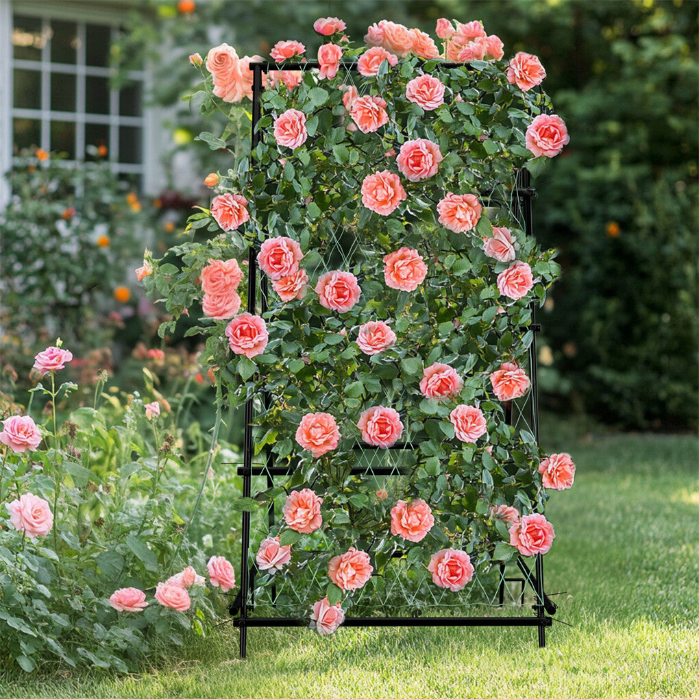 Garden trellis ground spike and anchor detail