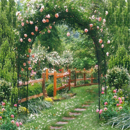 P&P Rustproof Metal Garden Arch â€“ Ideal for Australian Gardens