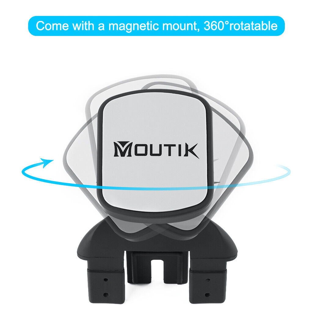 CD slot mount clamp extension and device range