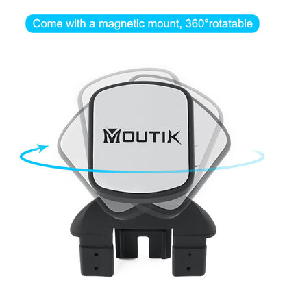 CD slot mount clamp extension and device range