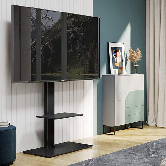 Heavy Duty Swivel Corner TV Stand — 32" to 70"