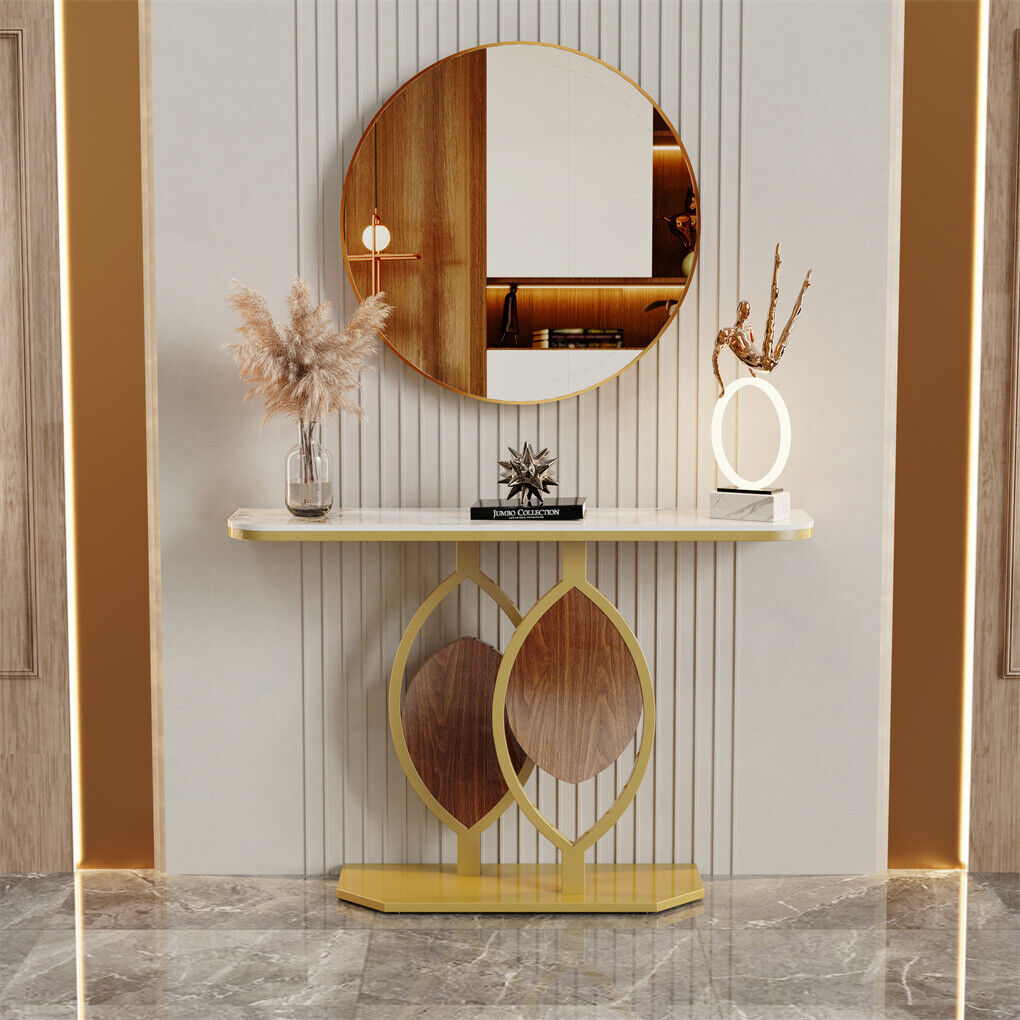 Modern slim marble console table â€“ Australia shopping deal
