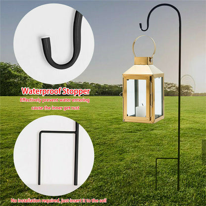 P&P Set of 8 Anti-wind Shepherd Hooks For Garden Wedding Venue Decorations Reusable