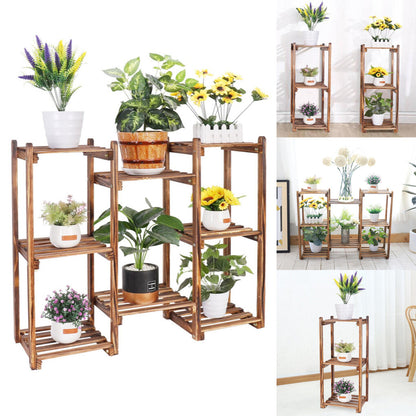 Stylish wood plant rack â€“ Shop now in Australia