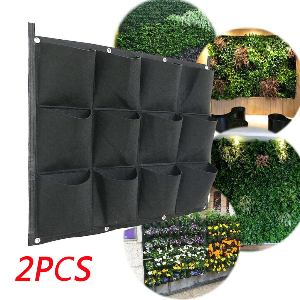Buy a space-saving 24 Pocket Vertical Garden Planter online â€“ AU