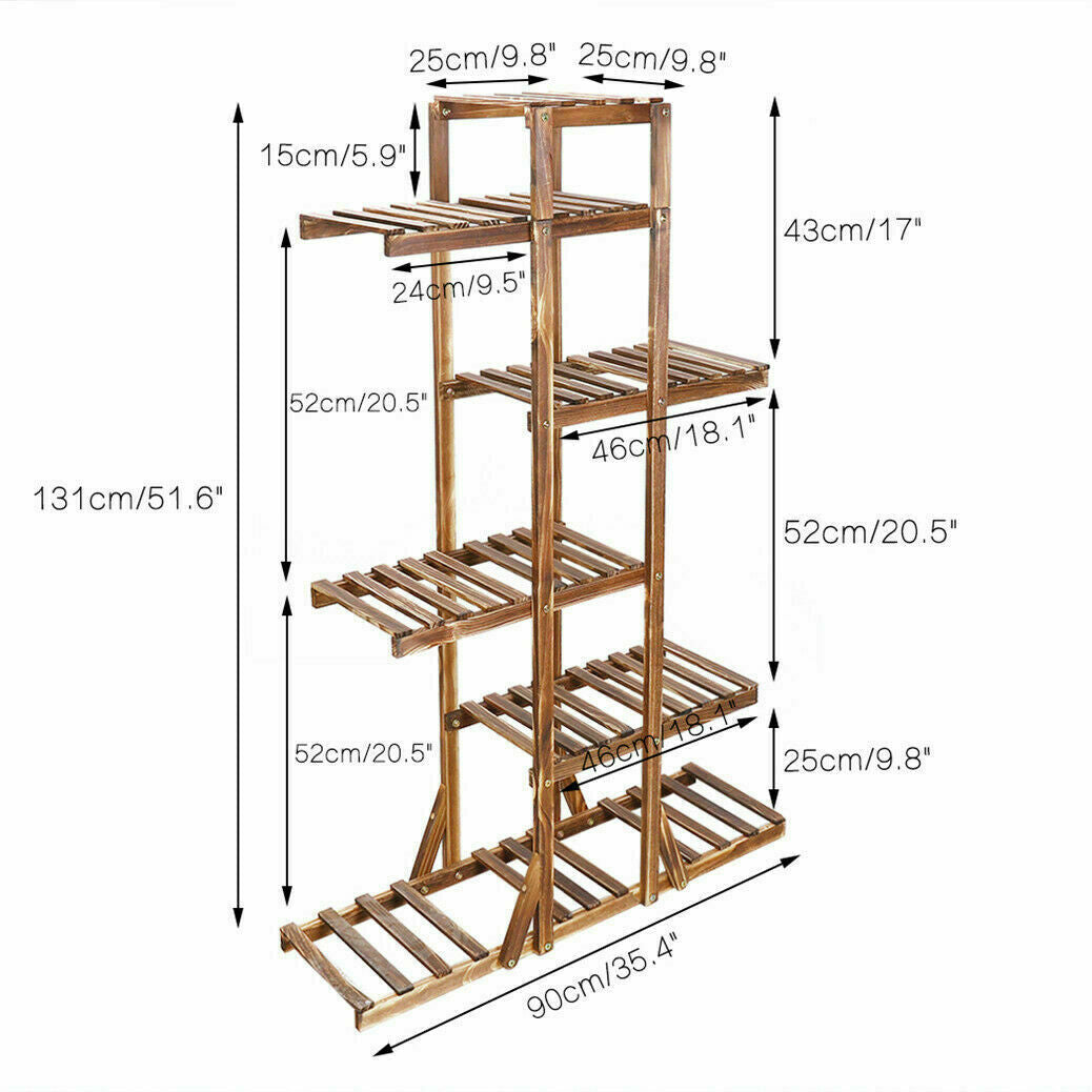 Buy online in Australia â€“ 52" tall planter shelf for patio or balcony
