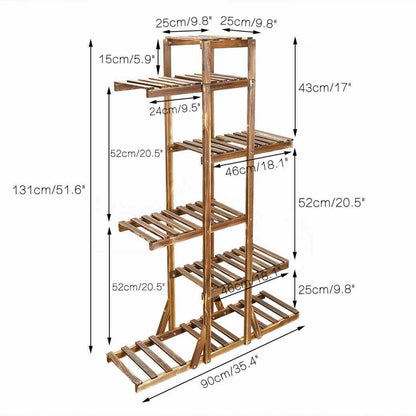 Buy online in Australia â€“ 52" tall planter shelf for patio or balcony