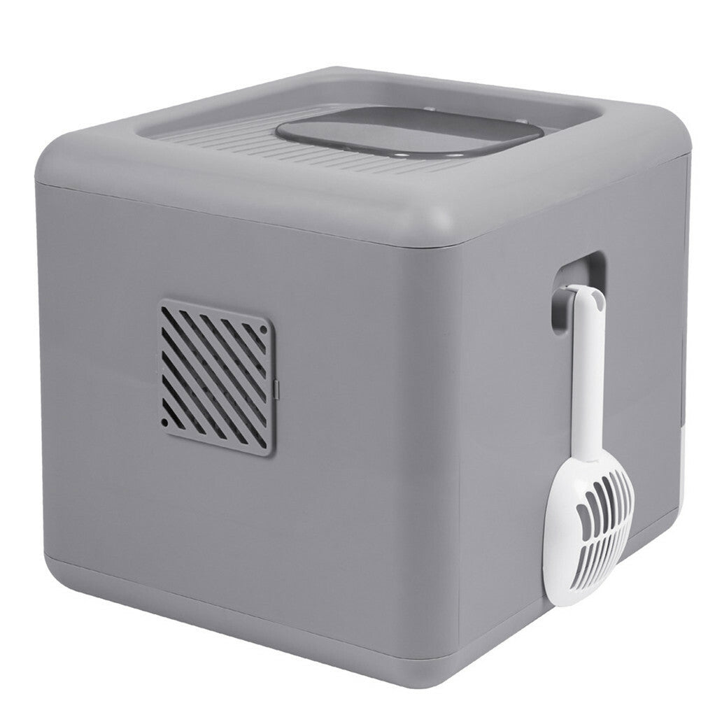 Foldable enclosed cat litter box dimensions for cats up to 6kg