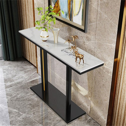 Modern marble console table with elegant design