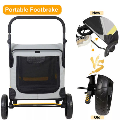 Buy heavy-duty dog stroller for large pets â€“ Australia online store